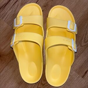 Yellow Slip On Sandels